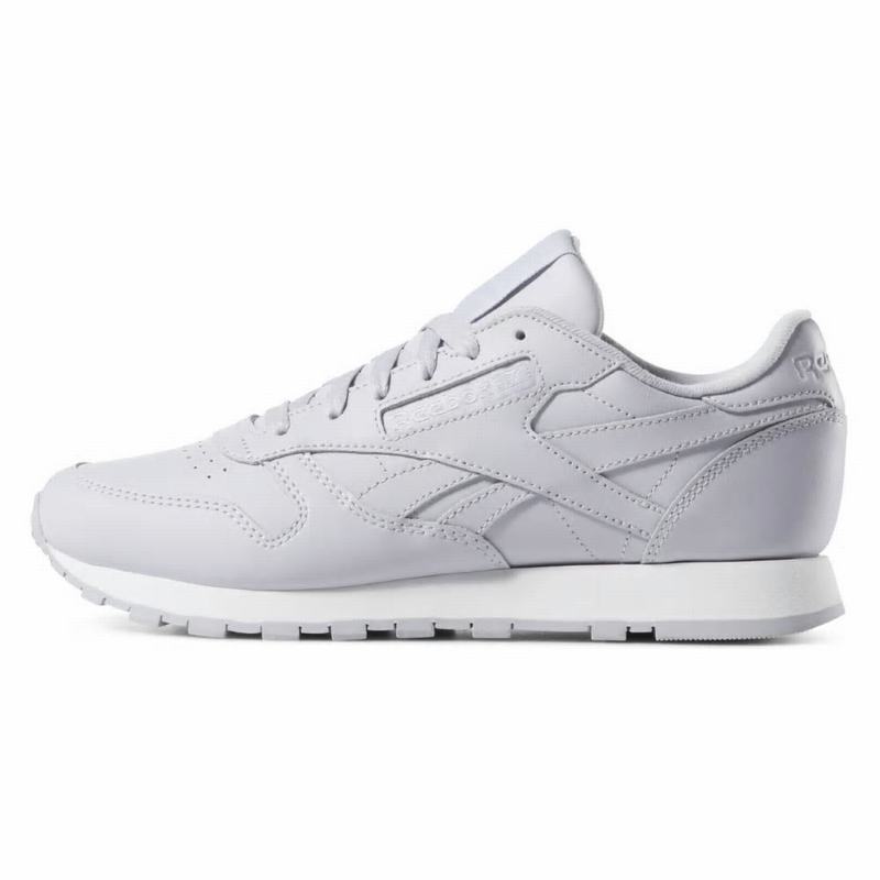 Tenisi Reebok Classic Leather Dama Gri/Albi Romania NU2616JF